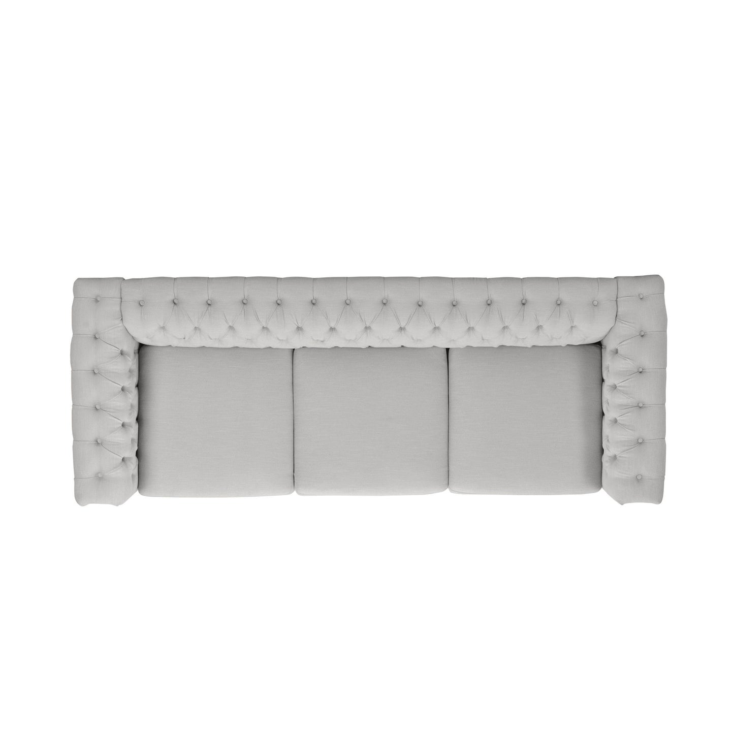 Chesterfield Style 3 Seater Sofa With Deep Button Tufting