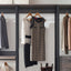 Monica - Walk-In Closet System, Extra Storage Space - Rustic