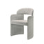 Kyree - Arm Chair (Set of 2) - Ivory / Gray
