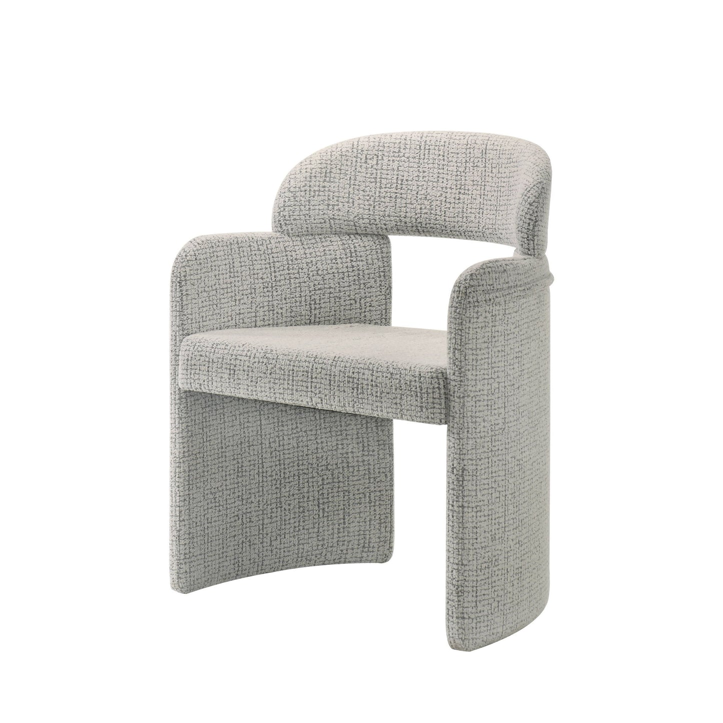Kyree - Arm Chair (Set of 2) - Ivory / Gray