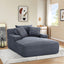 Cloudline - Oversized Chaise Lounge, Modern Comfy Couch With Full Foam Cushioning, Cozy Sleeper Sofabed