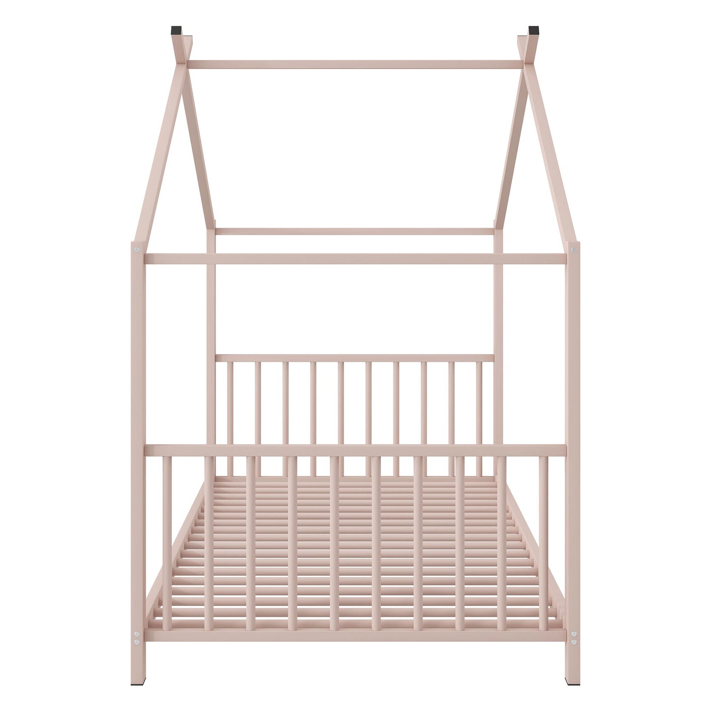 Metal House Platform Bed With Modern Design And Durable Frame