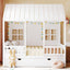House Bed With Twin Size Trundle, Daybed