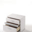 Naima II - High Gloss Nightstand - White