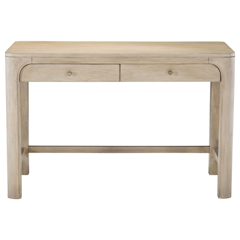 Flores - 2 Drawer Makeup Vanity Table - Mango Color