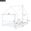 Metal House Bed
