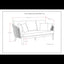 Carmel - Outdoor Sofa - Sand Drift