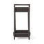 Resin Wicker Bar Cart With Metal Frame - Brown