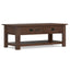 Monroe - Rectangular Coffee Table With Drawers - Brown
