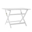 Blissique - Outdoor Foldable Wood Dining Table With Slat Design