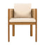 Outdoor Dining Chairs With Rope Handles (Set of 2)