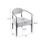 Modern Upholstered Accent Armchair With Pocket Spring Seat