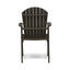 Outdoor Weather Resistant Acacia Wood Adirondack Dining Chairs (Set of 2)