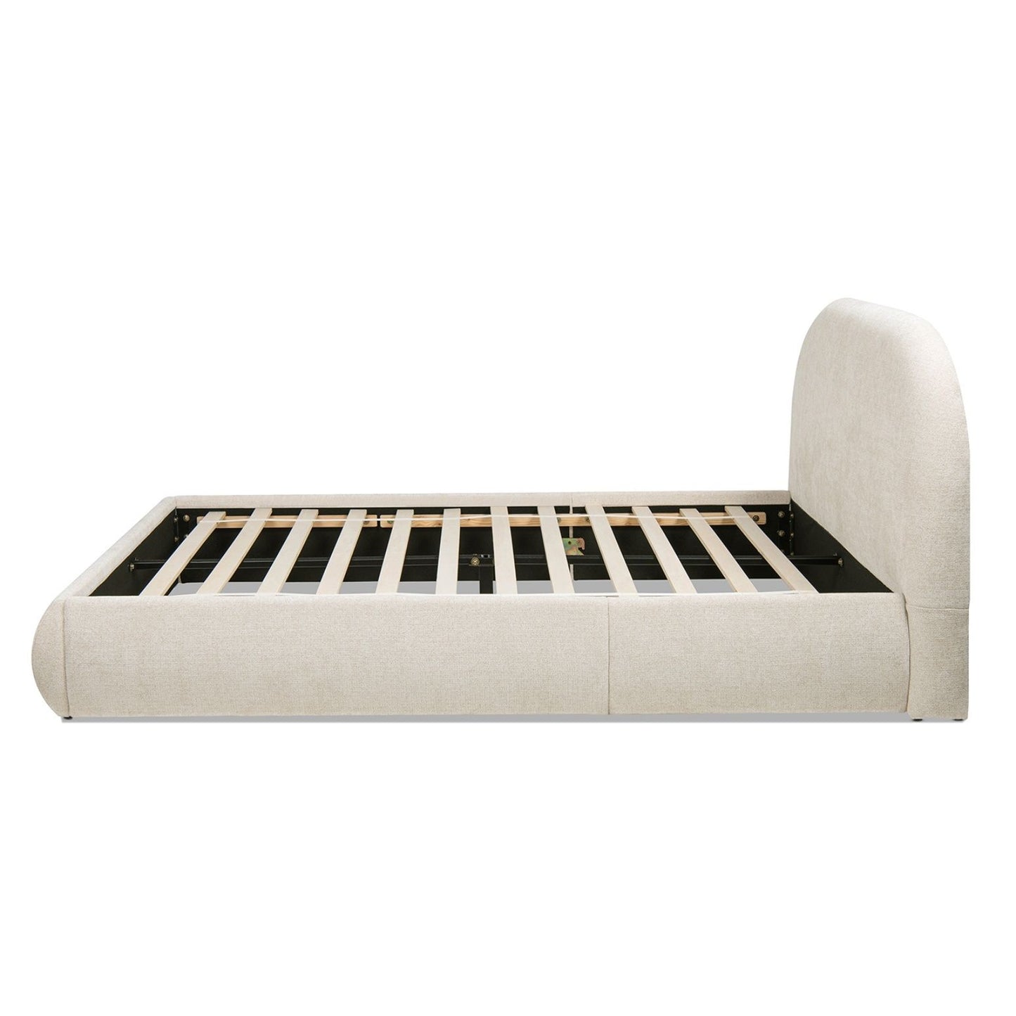 Archie Puffy Grounded - Upholstered Platform Bed