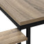 Accent Table, C - Shaped, Marble Look Contemporary & Modern Convenient Design