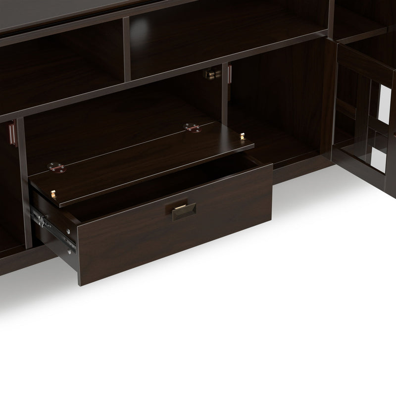 Artisan - TV Media Stand - Tobacco Brown