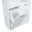 Freestanding Tall Storage Cabinet With 2 Tilt Out Hampers