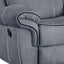 Zubaida - Two Tone Recliner Loveseat With USB Port Console