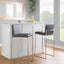 Fuji - Contemporary And Modern Elegance High Back Barstool