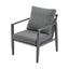 Modern Lounge Chair With Rope Accents And Cushions