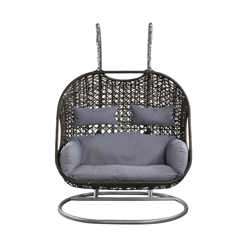 Vasant - Wicker Hanging Chair - Gray