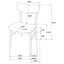 Whisten - Dining Set With Rounded Tabletop And Upholstered Chairs