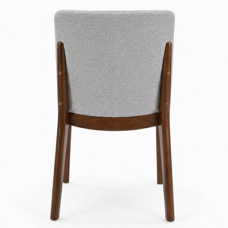 Laura - Mid-Century Modern Solid Wood Dining Chair (Set of 2)