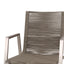 Outdoor Modern Aluminum Dining Chair Set With Rope Sea (Set of 2)