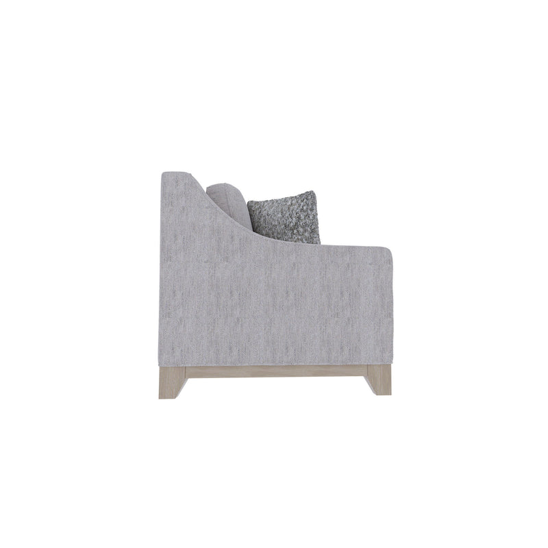 Loveseat With Casual Accent - Gray