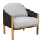 Grotta - Outdoor Wood Club Chair (Set of 2)