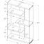 Bookshelf, Bookcase, Etagere, 5 Tier, Office, Glossy Contemporary & Modern - White