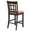 Lattice Back Counter Height Stools (Set of 2)