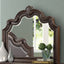Ornate Mirror - Mahogany