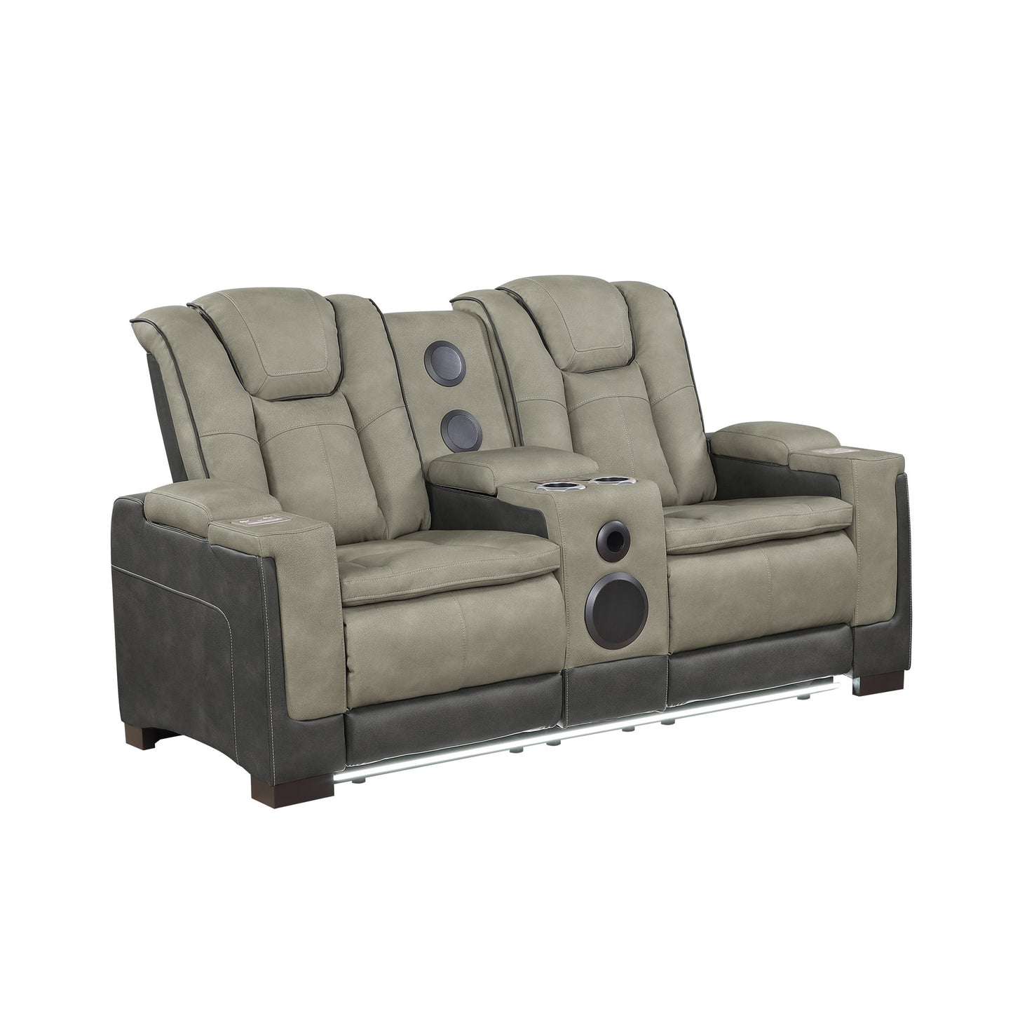 Bruno - Power Reclining Living Room Set With LED Lighting