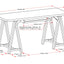 Sawhorse - Handcrafted Desk