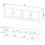 Lunetta - 4 Door TV Stand