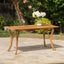 Outdoor Hermosa 7 Piece Wood Dining Set With Cushions - Teak