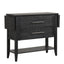 Sable Crest - Drop Leaf Server - Black
