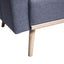 Easton - Fabric Loveseat With USB Charging Ports Pockets And Pillows