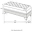 Tufted Trunk With Nailhead Trim Storage Solution - Black