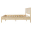Classic Platform Bed Frame With Panel Headboard