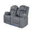 Raize - Power Living Room Set With Storage Console And Cup Holders