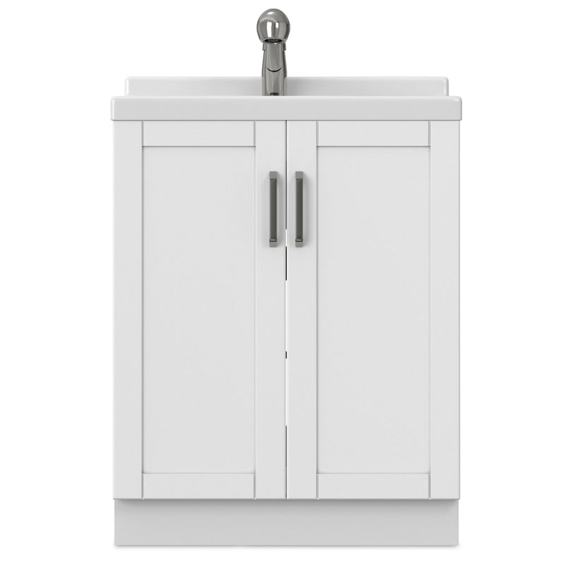 Kyle - Laundry Utility Sink And Cabinet - White