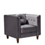 Chesterfield Accent Tufted Square Arm Side Chair
