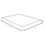 Maynard - Twin Low Profile Box Spring Foundation With Memory Foam Support And Breathable Design - Gray