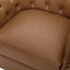 360° Swivel Accent Chair With Curved Back