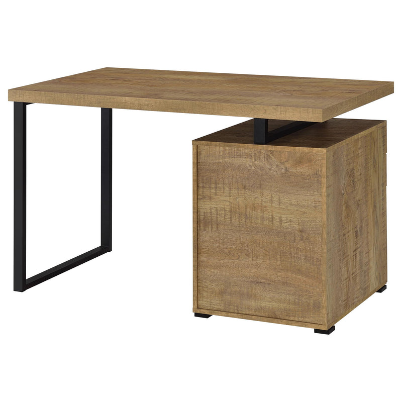 Trowbridge - 3 Drawer Office Desk - Mango Color