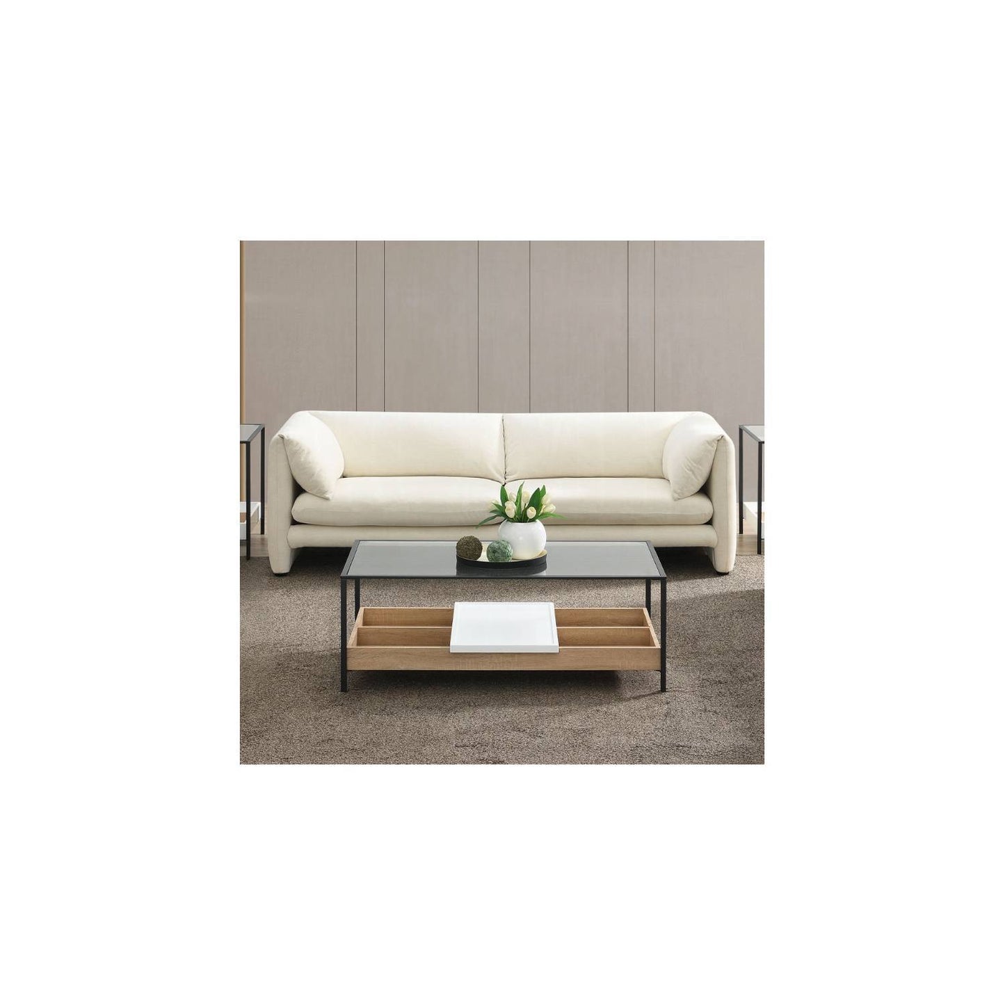 Jaeda - Boucle Sofa - Beige