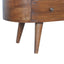 Solid Wood Rounded Entertainment Unit