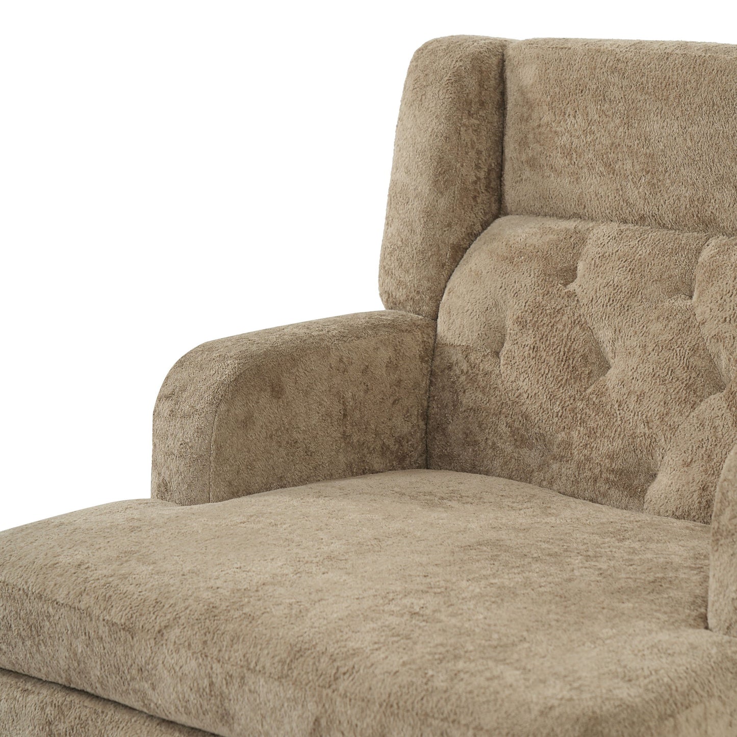 Modern Tufted Upholstered Accent Chair For Living Room